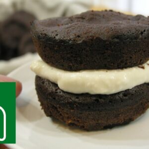 Fudge Brownie Turned Into a WHOOPIE PIE! Keto Dessert!
