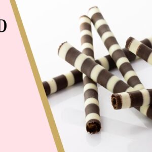 Striped Chocolate Curls Recipe (Full Recipe) | Kirsten Tibballs