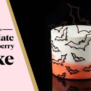 Halloween Chocolate & Strawberry Cake | Full Recipe | Kirsten Tibballs