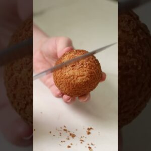 Toffee-Dipped Choux with Chocolate Creme Patissiere