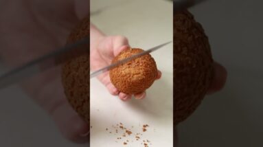 Toffee-Dipped Choux with Chocolate Creme Patissiere