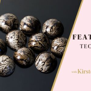 Ever Wondered How to Create Perfect Chocolate Feathering? | Full Lesson | Kirsten Tibballs