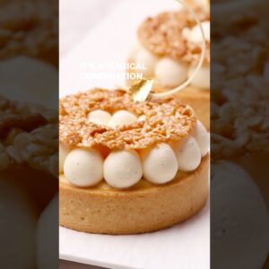 Banana, Passionfruit & Sesame Tart