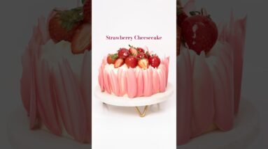 The Perfect Strawberry Cheesecake | Dessert & Recipe by Kirsten Tibballs