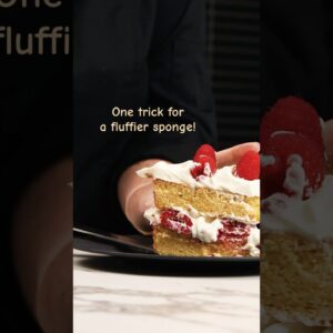 One Trick For a Fluffier Sponge Cake!