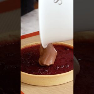 My Chocolate, Cherry & Coconut Tart