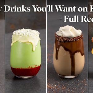 4 Cozy Drinks You’ll Want on Repeat | S’mores Hot Chocolate, Iced Matcha & More!