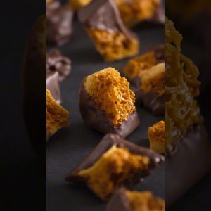 #ASMR - Chocolate Coated Honeycomb | Recipe Available