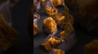 #ASMR - Chocolate Coated Honeycomb | Recipe Available