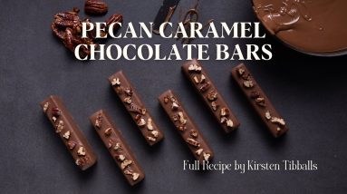 Pecan Caramel Chocolate Bars | Recipe by Kirsten Tibballs