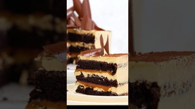 This Cake Has It All: Chocolate, Coffee, and Caramel