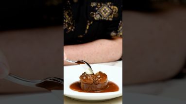 Sticky Date Pudding Cups With a Gooey Ganache Centre