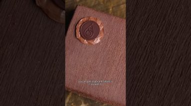 Marbled Chocolate and Vanilla Cake With a Chocolate Stamp