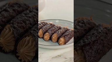 Chocolate Tuile Cannoli Recipe!
