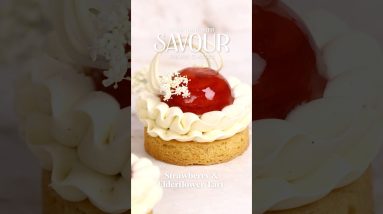 My Strawberry & Elderflower Tart