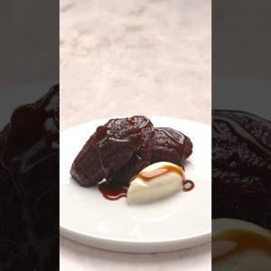 Sticky Date Madeleines with Butterscotch Sauce