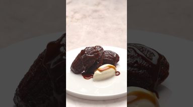 Sticky Date Madeleines with Butterscotch Sauce