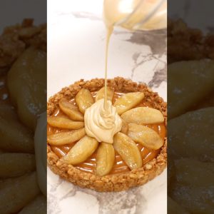 My Caramelised Apple & Caramel Tart
