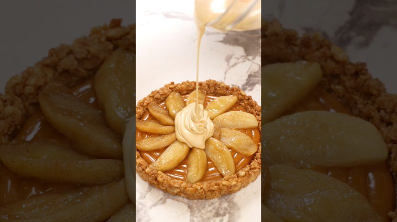 My Caramelised Apple & Caramel Tart