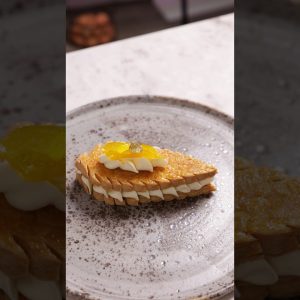 Yuzu & White Chocolate Mille-Feuille Recipe
