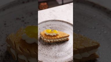 Yuzu & White Chocolate Mille-Feuille Recipe